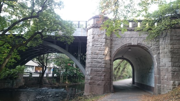 Bro over Akerselva, Oslo.